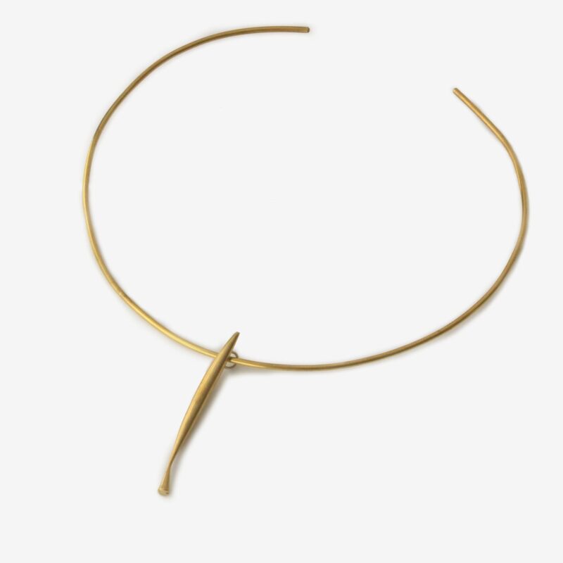 Pingente Pássaro no Espaço Latão