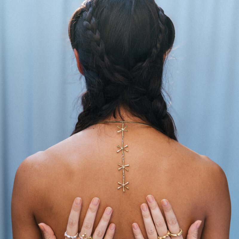 Anel Sempre viva dourado