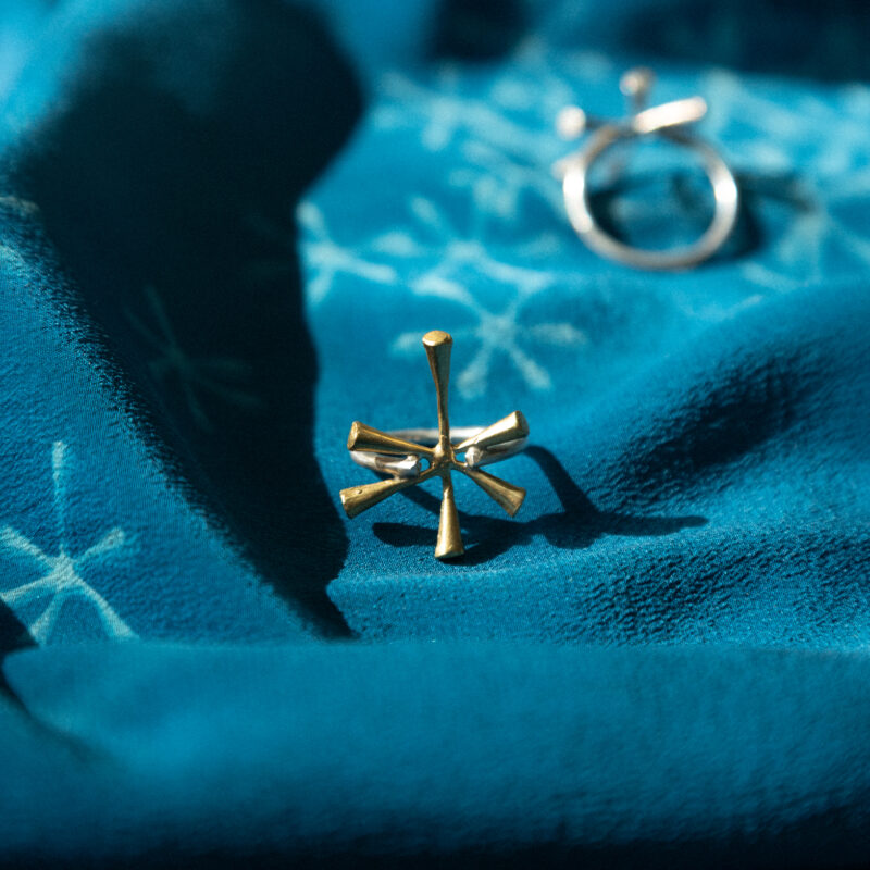 Anel Estrelitza latão