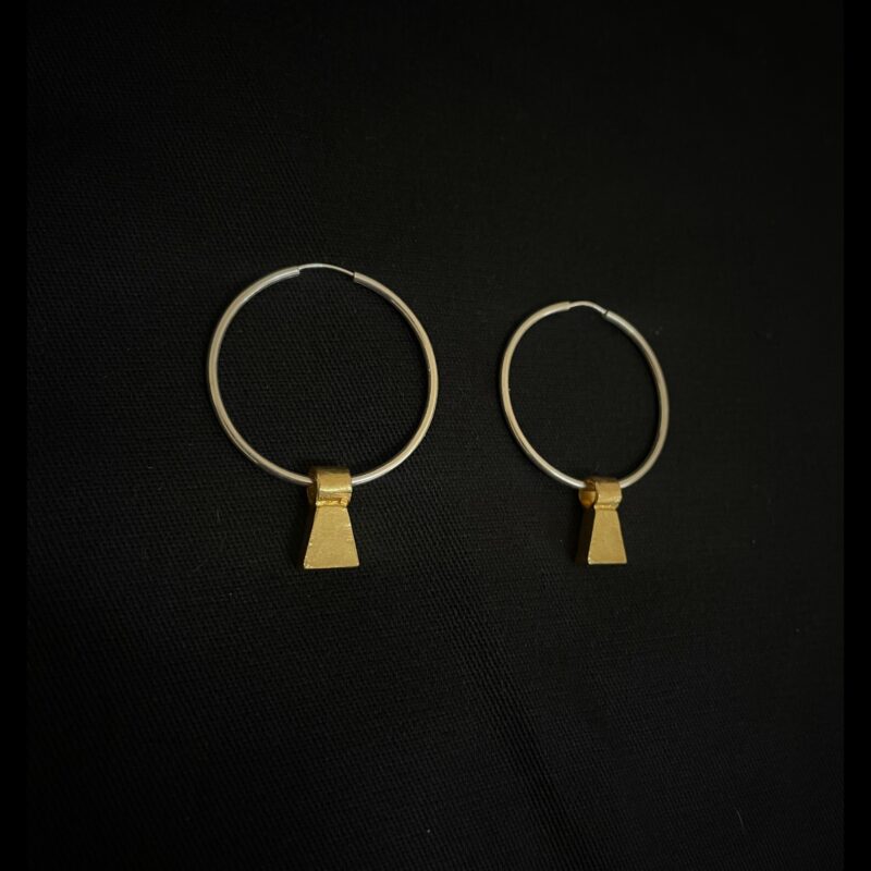 Argola com mini Templo